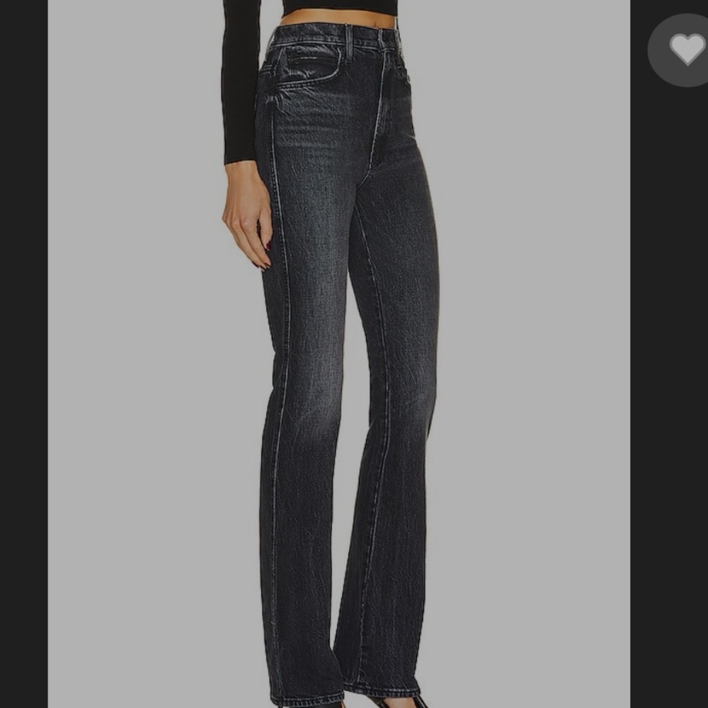 Mother High Waisted Smokin Double Heel in On The Fly